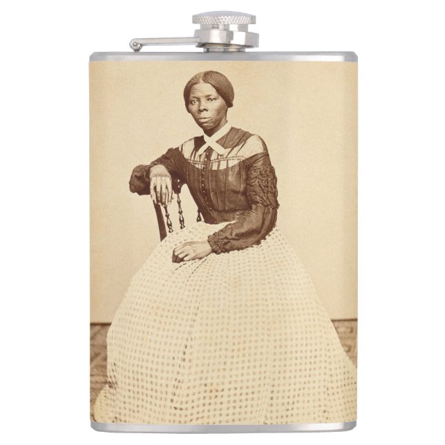 Underground Railroad Abolitionist Harriet Tubman  Flask (Front)