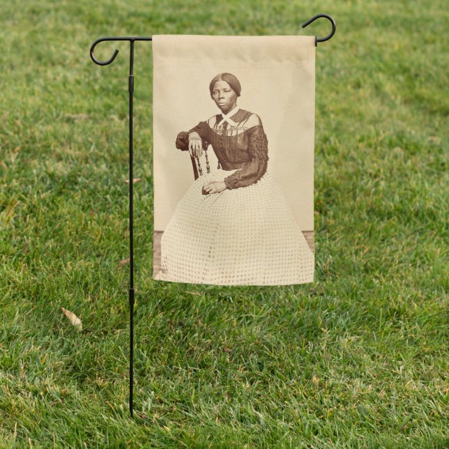 Underground Railroad Abolitionist Harriet Tubman  Garden Flag (In SItu)