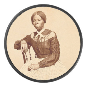 Underground Railroad Abolitionist Harriet Tubman  Hockey Puck