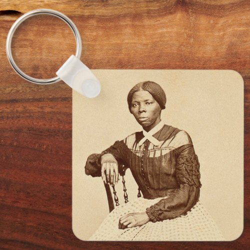 Underground Railroad Abolitionist Harriet Tubman  Keychain