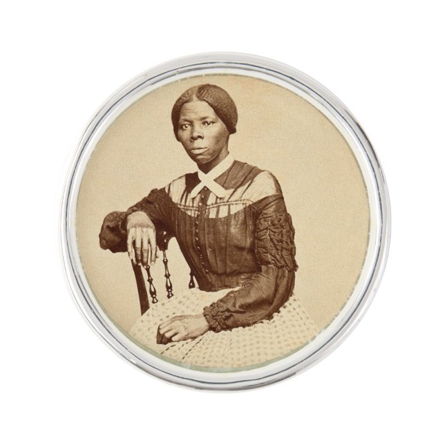 Underground Railroad Abolitionist Harriet Tubman  Lapel Pin (Front)
