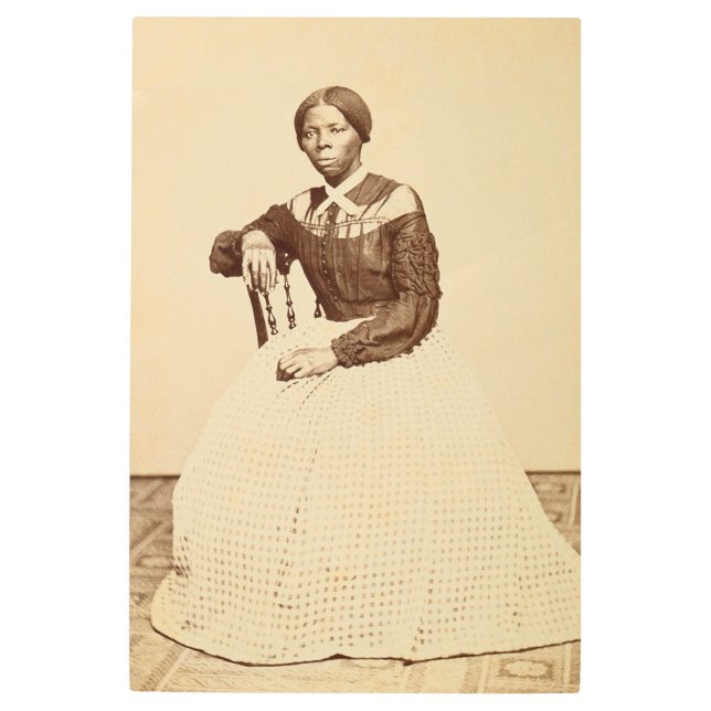 Underground Railroad Abolitionist Harriet Tubman  Metal Print (Front)