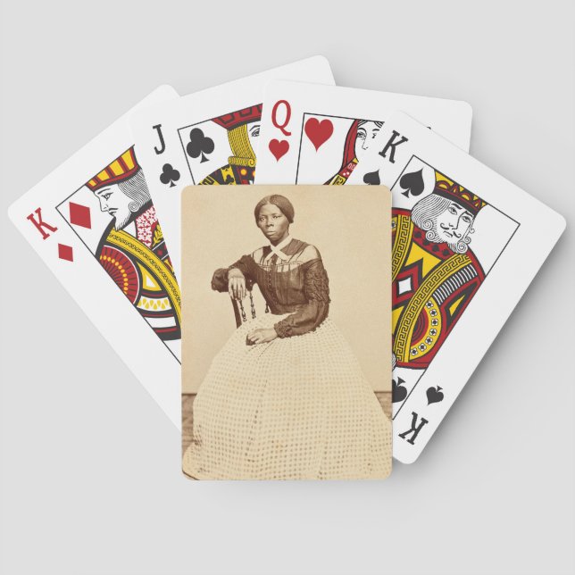 Underground Railroad Abolitionist Harriet Tubman  Poker Cards (Back)