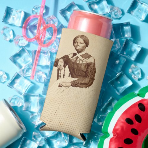 Underground Railroad Abolitionist Harriet Tubman  Seltzer Can Cooler