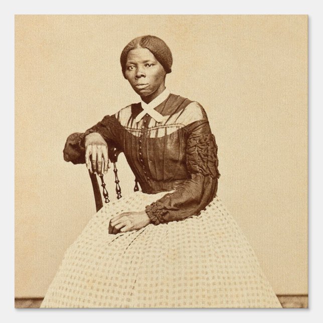 Underground Railroad Abolitionist Harriet Tubman  Sign (Front)