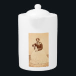 Underground Railroad Abolitionist Harriet Tubman  Teapot<br><div class="desc">"I was the conductor of the Underground Railroad for eight years, and I can say what most conductors can't say — I never ran my train off the track and I never lost a passenger. ~ Harriet Tubman, 1896" Harriet Tubman was an American abolitionist and social activist. Born into slavery,...</div>