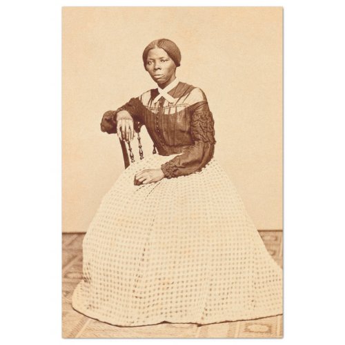 Underground Railroad Abolitionist Harriet Tubman  Tissue Paper