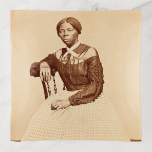 Underground Railroad Abolitionist Harriet Tubman  Trinket Tray