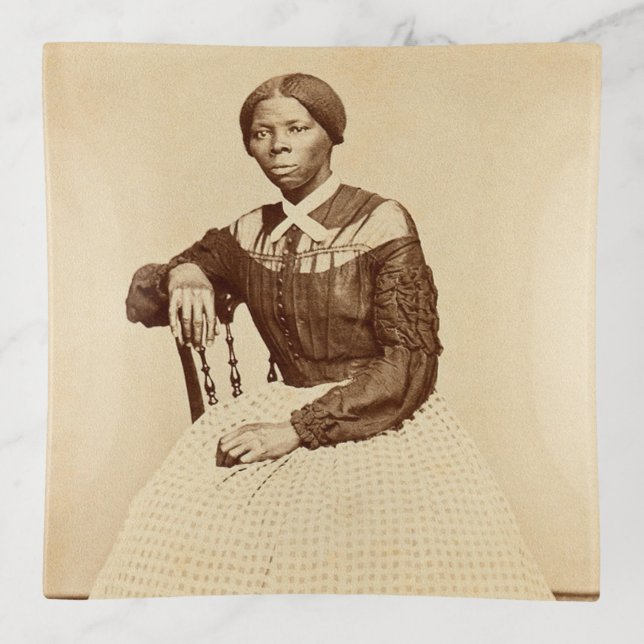 Underground Railroad Abolitionist Harriet Tubman  Trinket Tray (Front)