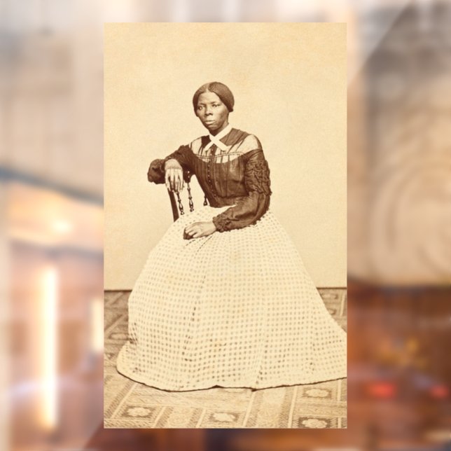 Underground Railroad Abolitionist Harriet Tubman  Window Cling (Sheet 2)