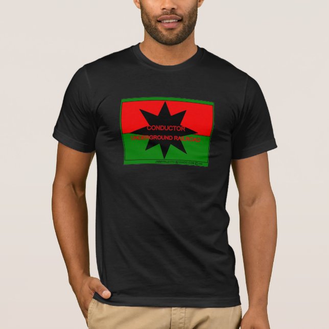 underground railroad conductor T-Shirt (Front)