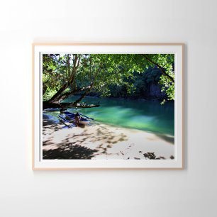 Underground River Beach Philippines Photography Poster