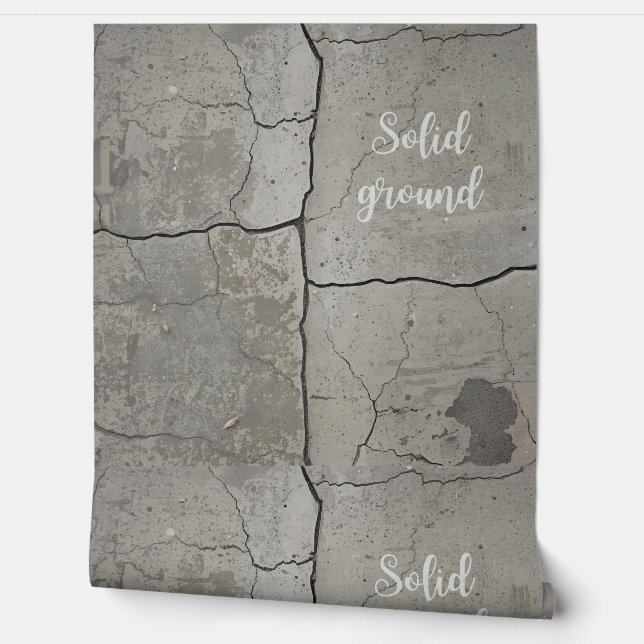 Underground Wallpaper Concrete Cool Home Decor (Unrolling)