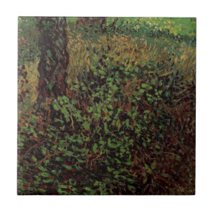 Undergrowth by Vincent van Gogh Ceramic Tile