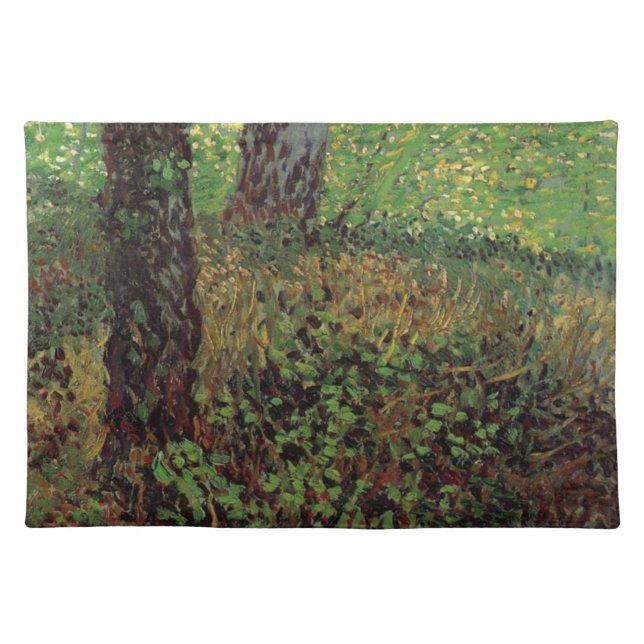Undergrowth by Vincent van Gogh Cloth Placemat (Front)