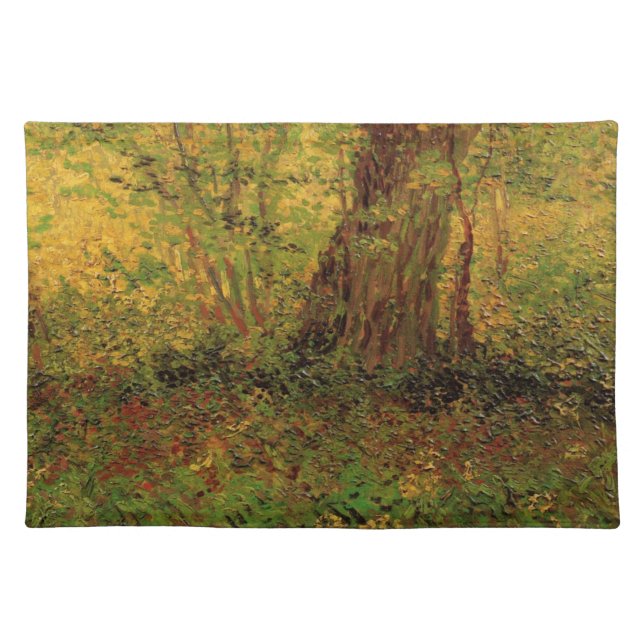 Undergrowth by Vincent van Gogh Cloth Placemat (Front)