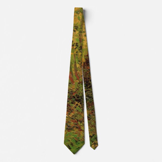 Undergrowth by Vincent van Gogh Tie (Front)