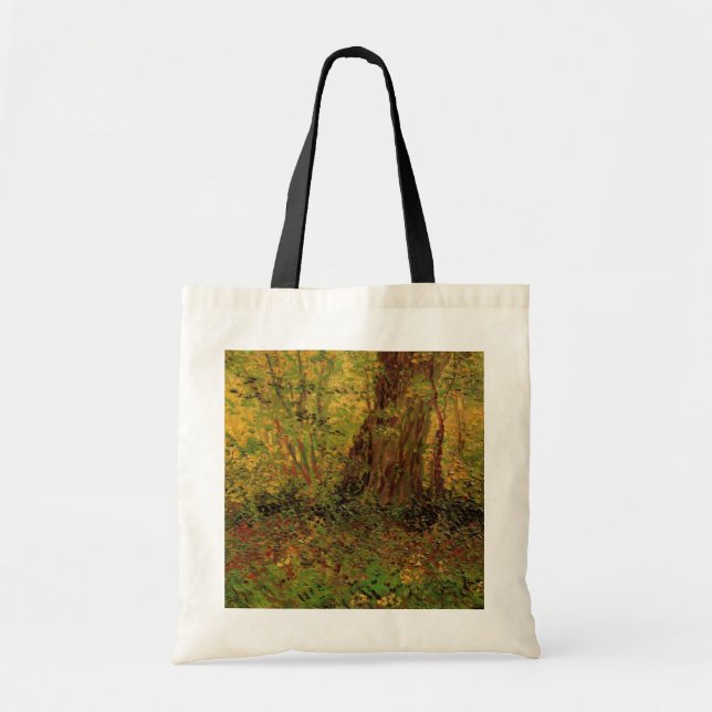 Undergrowth by Vincent van Gogh Tote Bag (Front)