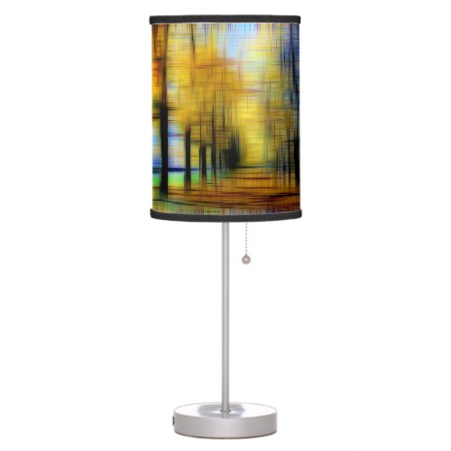 Undergrowth digital effect of style impression table lamp