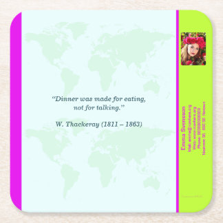 Underlägg — Connect, World Square Paper Coaster