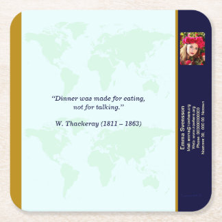 Underlägg — Connect, World Square Paper Coaster