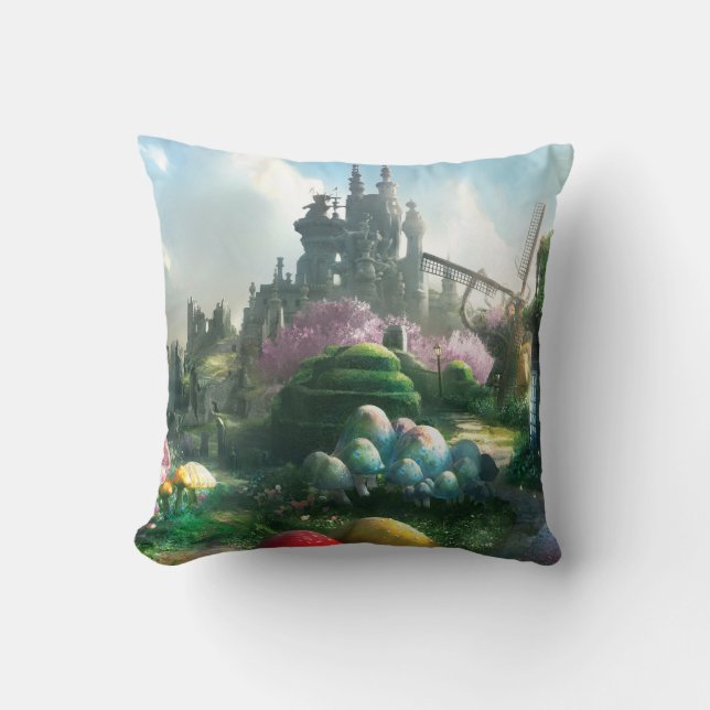 Underland Throw Pillow (Front)