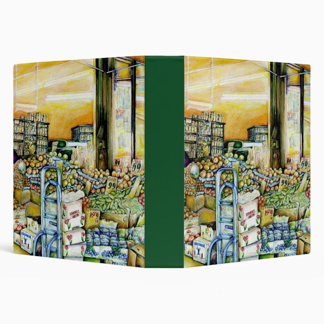 Undermining Artistic Gentrification 3 Ring Binder (Background)