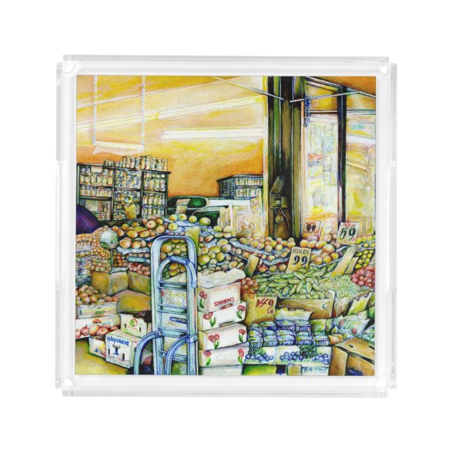 Undermining Artistic Gentrification Acrylic Tray (Front)