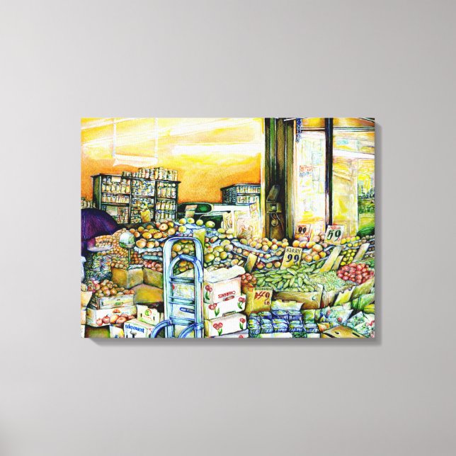 Undermining Artistic Gentrification Canvas Print (Front)
