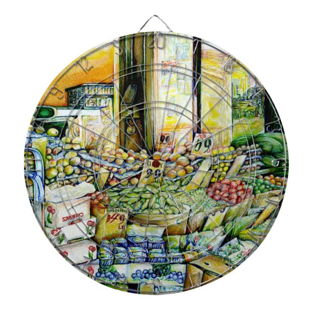 Undermining Artistic Gentrification Dart Board (Front)