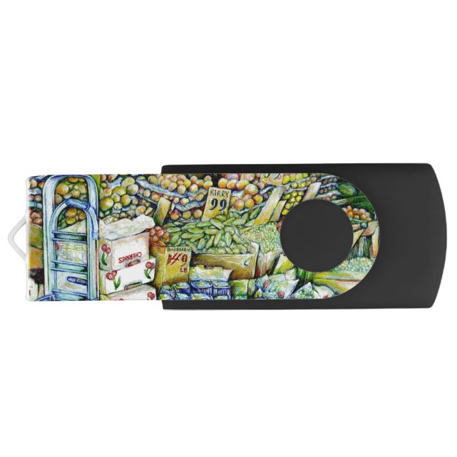 Undermining Artistic Gentrification Flash Drive (Back)