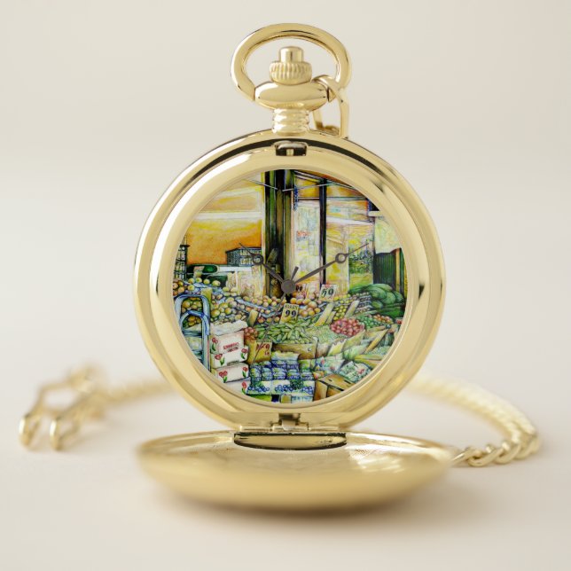 Undermining Artistic Gentrification Pocket Watch (Inside)
