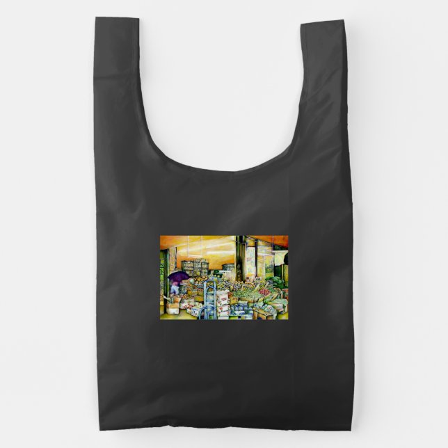 Undermining Artistic Gentrification Reusable Bag (Front)