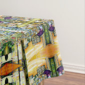 Undermining Artistic Gentrification Tablecloth (In Situ)