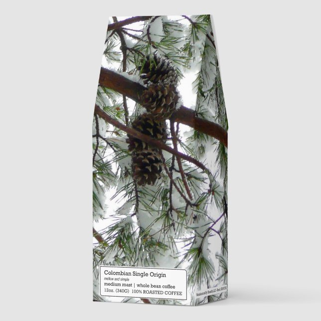 Underneath the Snow-Covered Pine Roasted Coffee (Front)