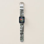 Underneath the Snow Covered Pine Tree Winter Photo Apple Watch Band