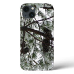 Underneath the Snow Covered Pine Tree Winter Photo iPhone 13 Case