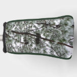 Underneath the Snow Covered Pine Tree Winter Photo Golf Head Cover