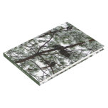 Underneath the Snow Covered Pine Tree Winter Photo Guest Book