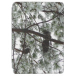Underneath the Snow Covered Pine Tree Winter Photo iPad Air Cover