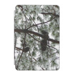 Underneath the Snow Covered Pine Tree Winter Photo iPad Mini Cover