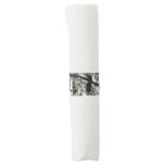 Underneath the Snow Covered Pine Tree Winter Photo Napkin Bands