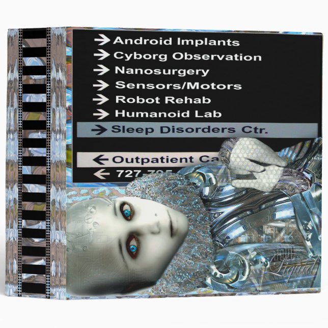 Underneath their fine incisions 3 ring binder (Front/Spine)