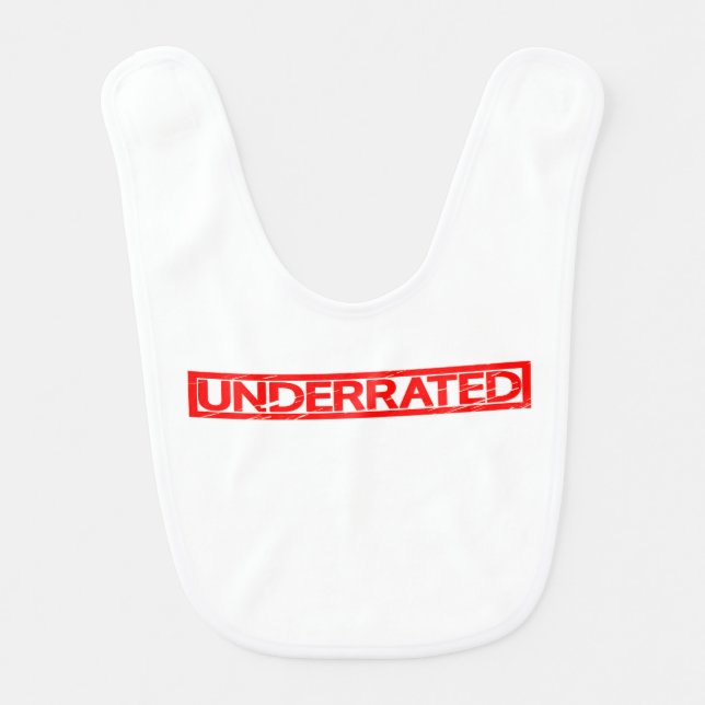 Underrated Stamp Bib (Front)