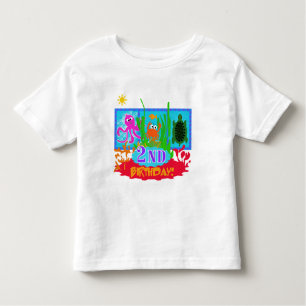 Undersea 2nd Birthday T-shirts and gifts