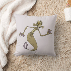Undersea Gal Creature From Black Lagoon Throw Pillow