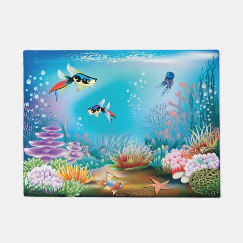 Undersea Life Doormat