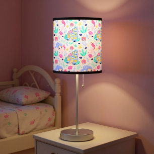 Undersea Mermaid With Mermaid House Sea Life Girls Table Lamp