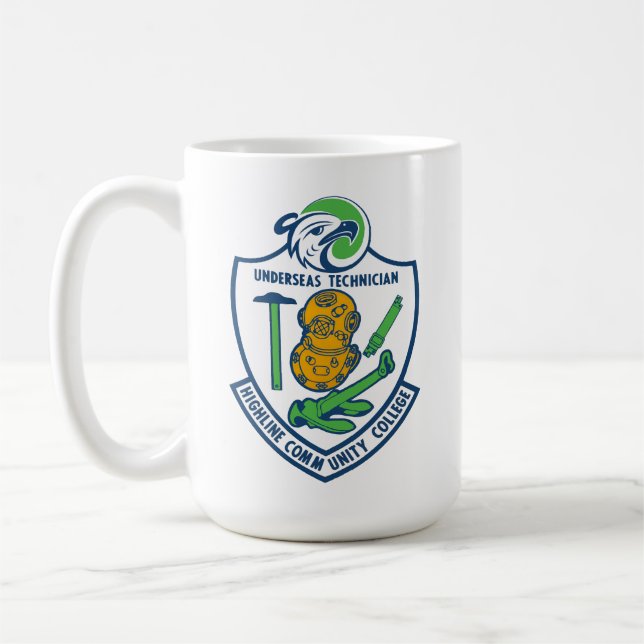 Underseas Tech Crest Coffee Mug (Left)