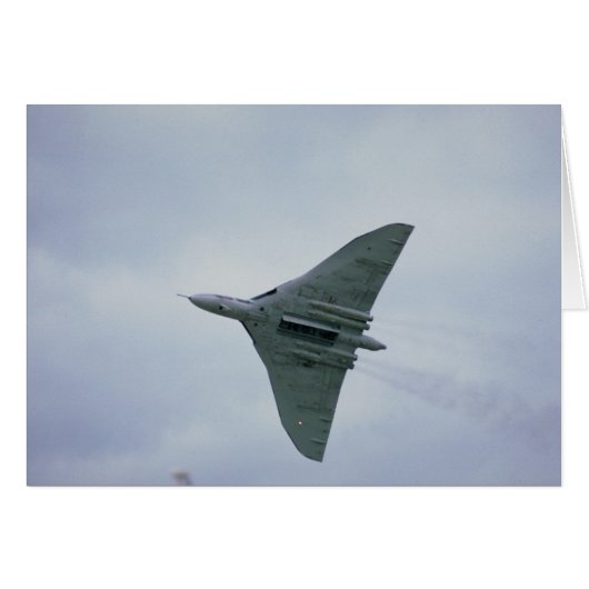 Underside of Vulcan bomber, with bomb doors open Cards (Front Horizontal)